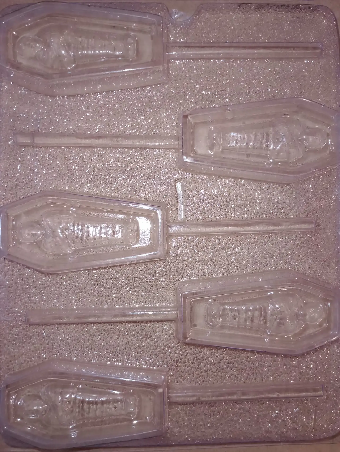  Molde para chocolate paletas ataud #152 1