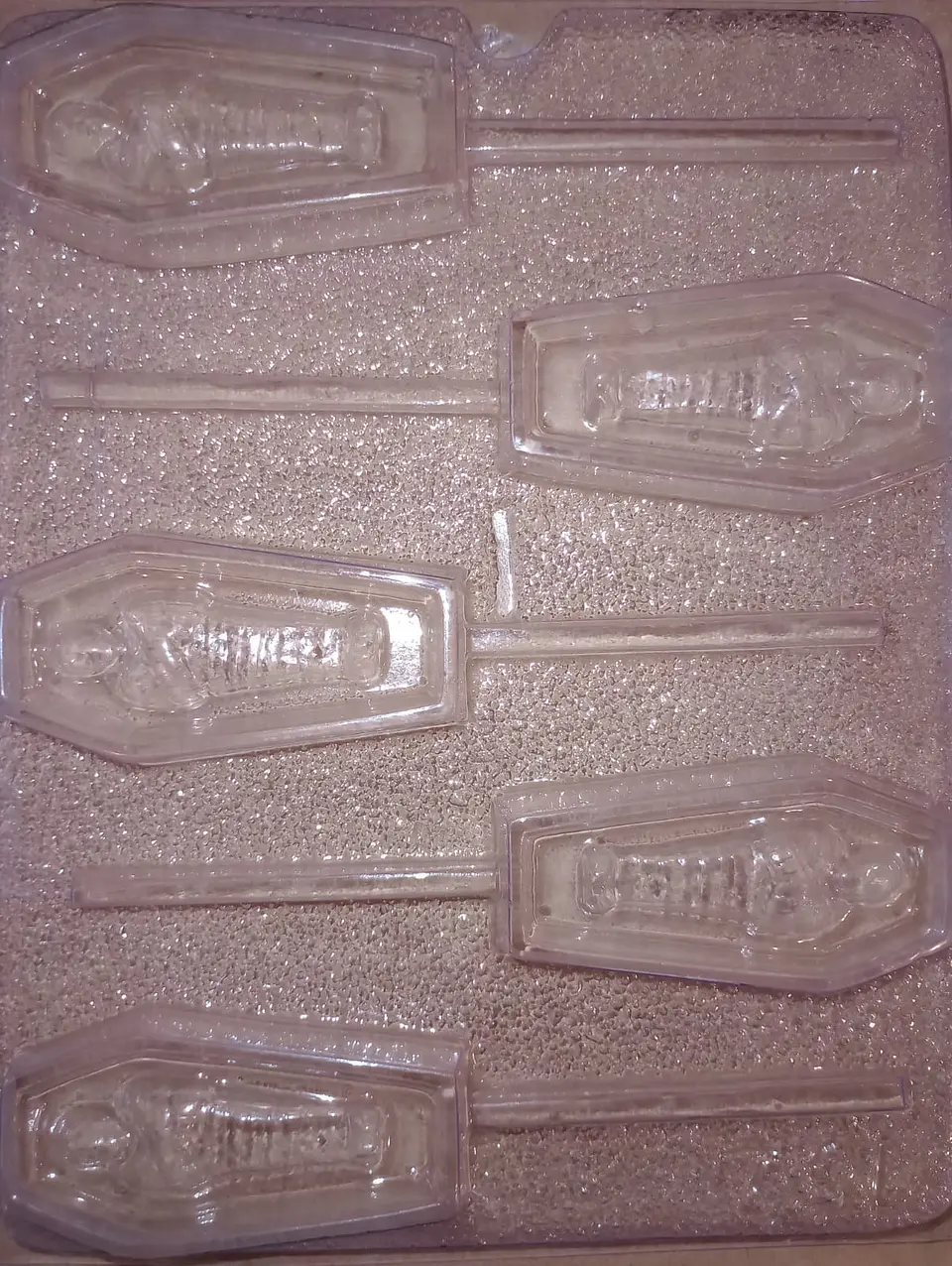  Molde para chocolate paletas ataud #152 1