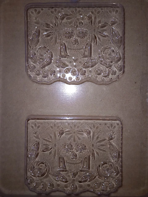  Molde para chocolate papel picado 2 cav. CHW-605