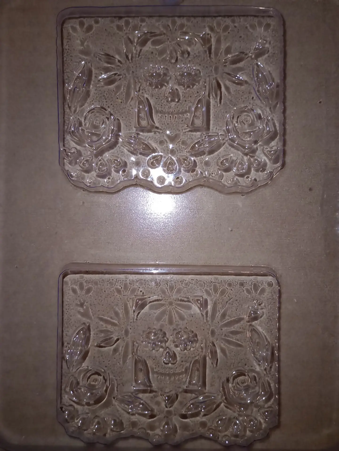  Molde para chocolate papel picado 2 cav. CHW-605 1