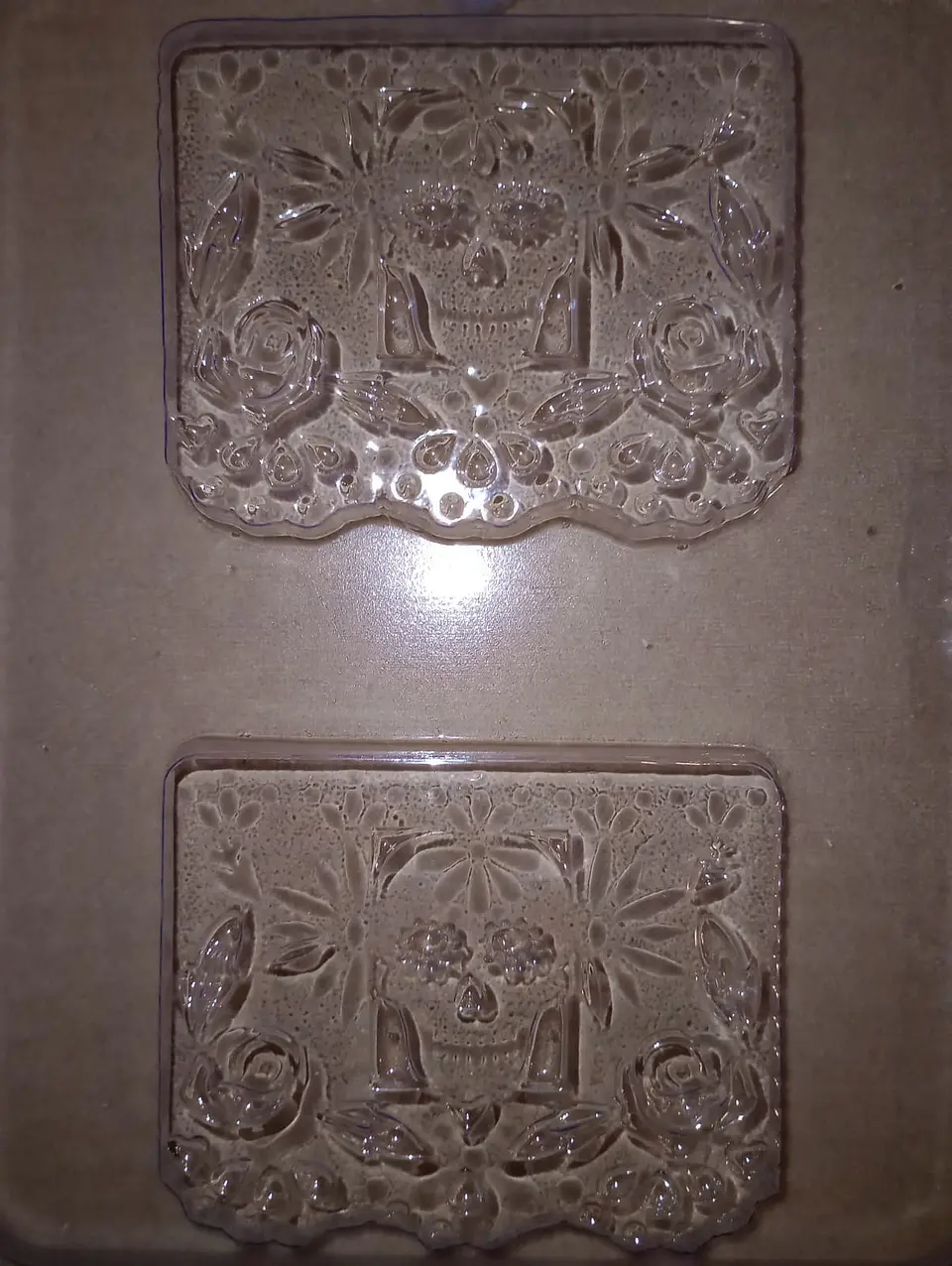  Molde para chocolate papel picado 2 cav. CHW-605 1
