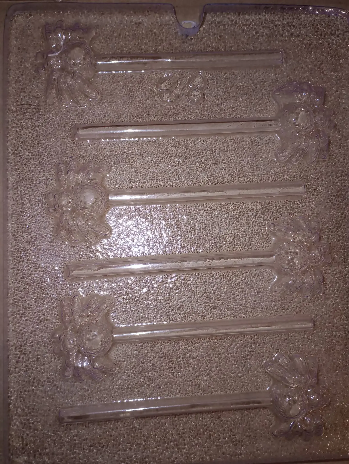  Molde para chocolate paleta arañas 6 cav. 1