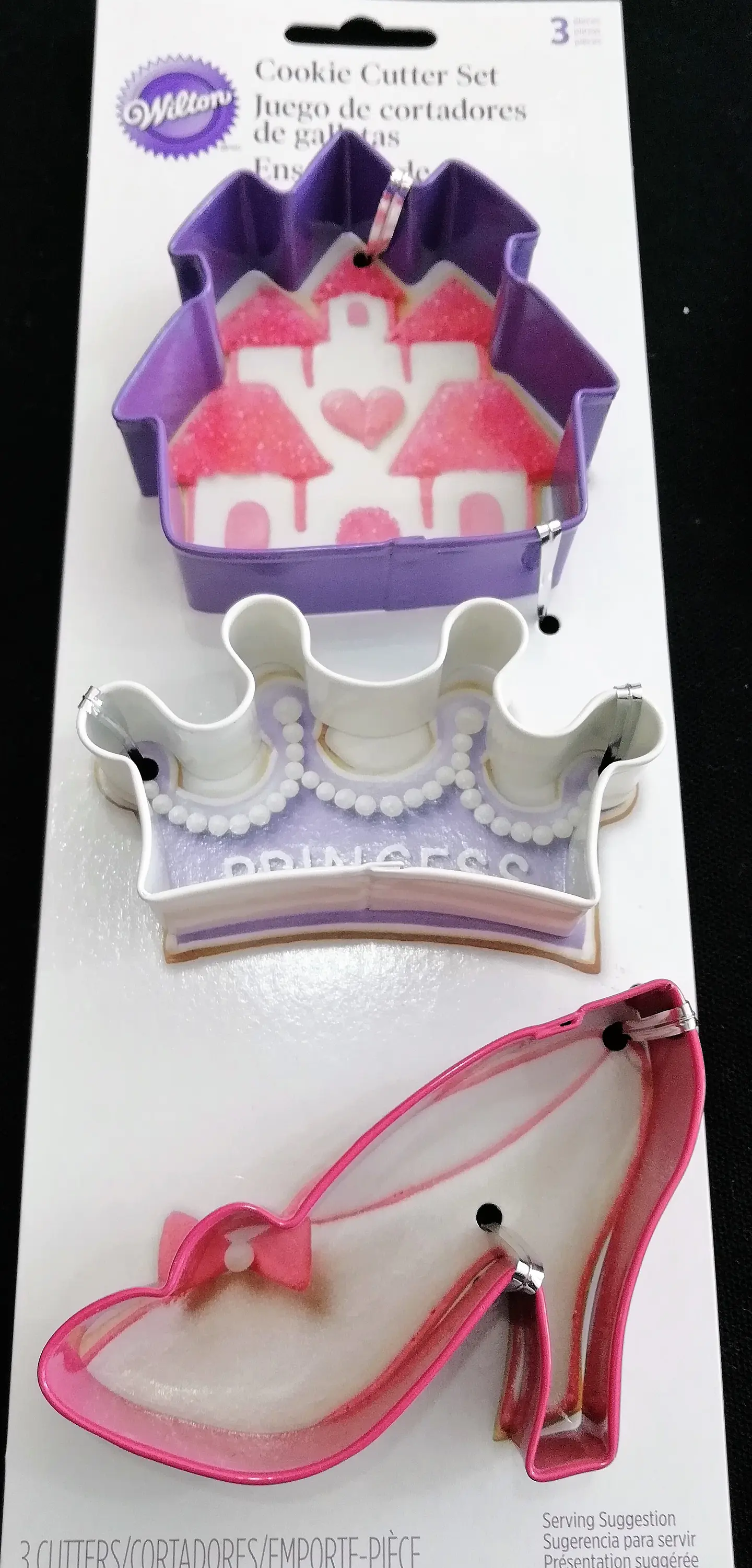  Juego cortador princesa metal c/3  2308-0915 1