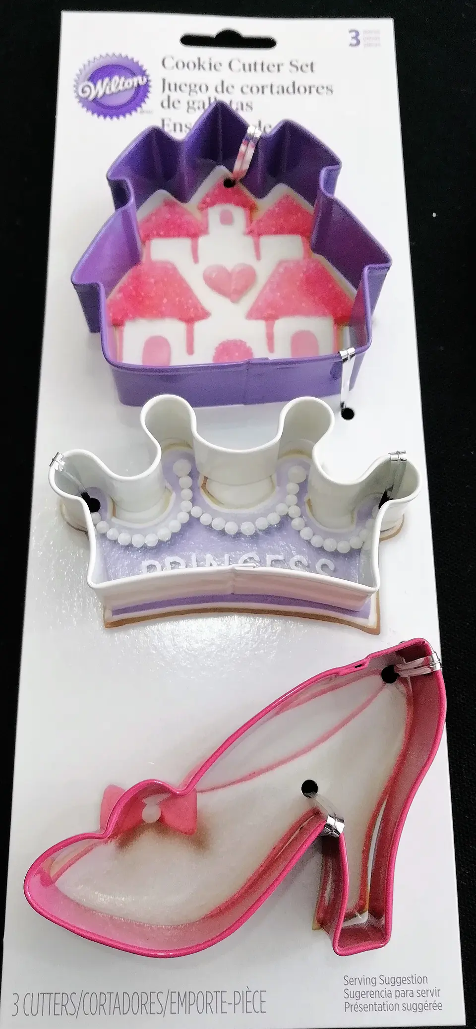  Juego cortador princesa metal c/3  2308-0915 1