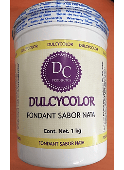 DCC Fondant Dulcycolor Sabor Nata 1 Kg
