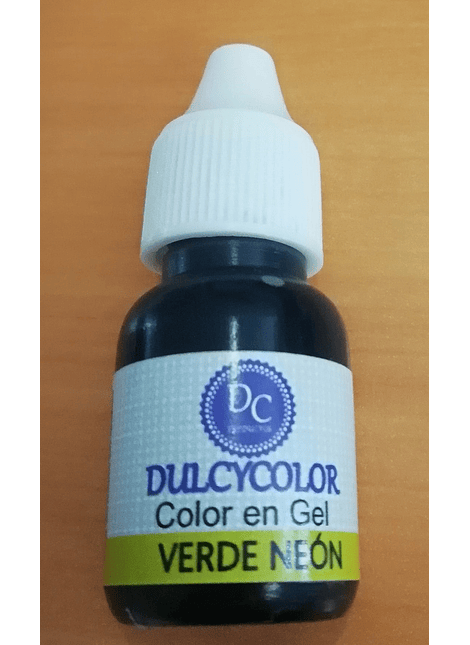 DCC Color vegetal Dulcycolor Verde Neón 10 ml