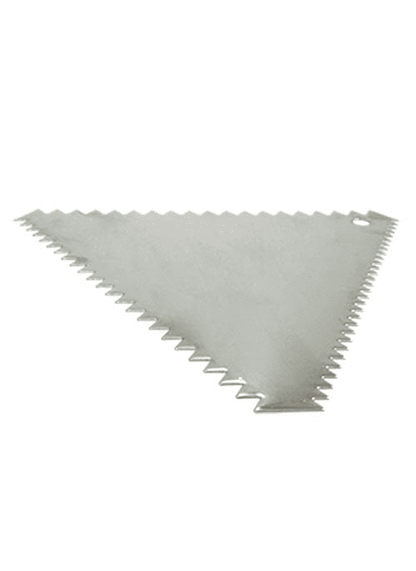 ALE Peine Triangular ainox 12x10 cm 7-0005