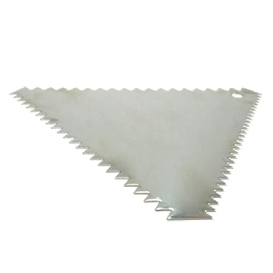 Peine Triangular ainox 12x10 cm  7-0005 1