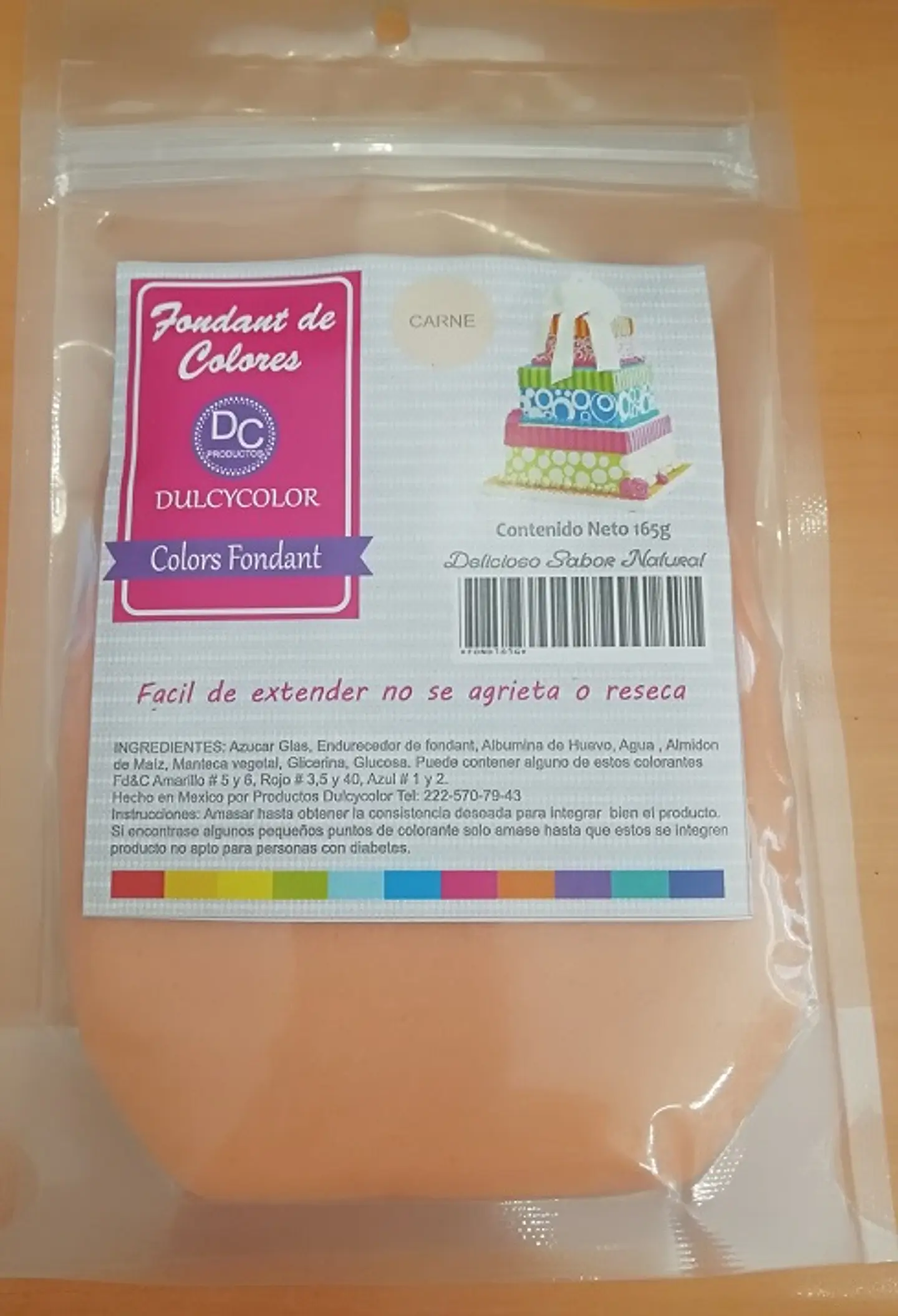  Fondant color carne 165g 1