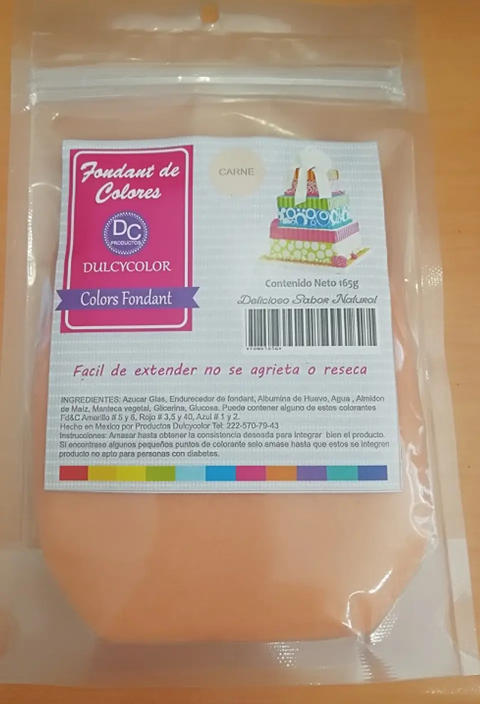  Fondant color carne 165g 1