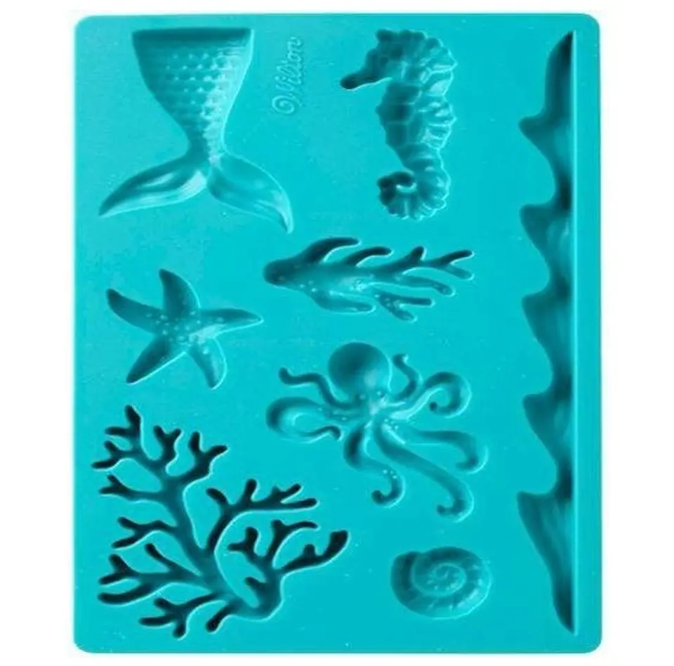  Molde silicon criaturas marinas  409-3186 1