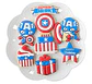 Cortadores coleccion capitan america - Miniatura 2
