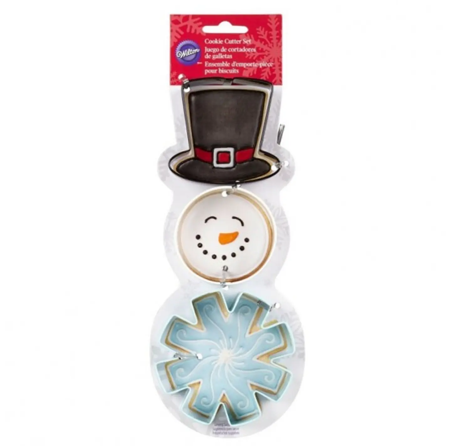   Juego cortador mu?eco de nieve gorro copo c/3 2308-5072 1
