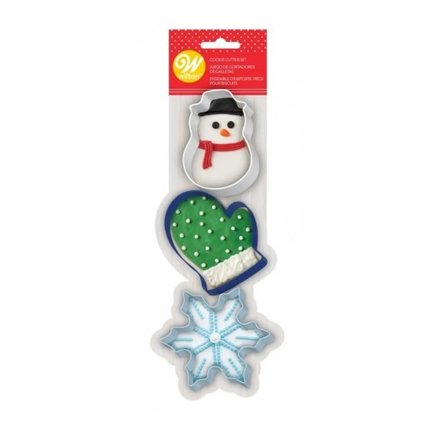  Juego cortador guante copo y mono de nieve metal 2308-7568 1