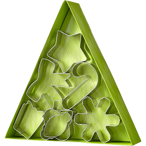  Juego cortador Mini Navide?o en arbol c/7 metal 2308-0578