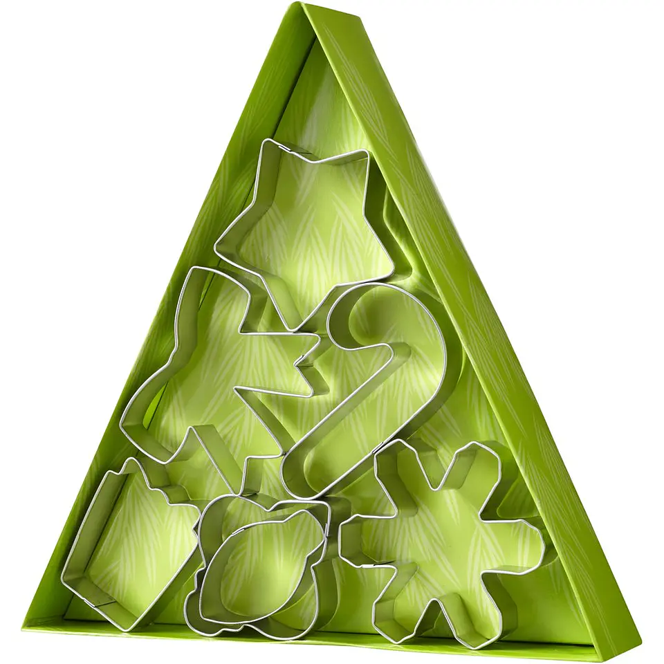  Juego cortador Mini Navide?o en arbol c/7 metal 2308-0578 1