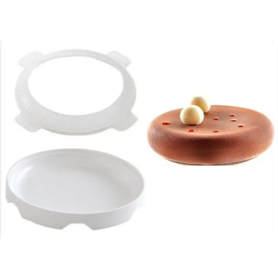  Molde Silicon Blanco Eclipse 18 x 19.5 cm 2 Piezaas  SIL000 1