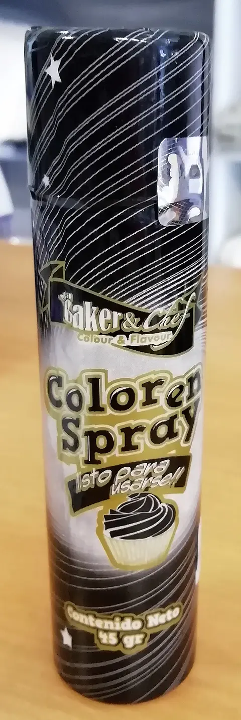  Spray Color negro