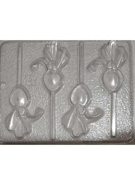  Molde para chocolate flor alcatraz 4 cav.