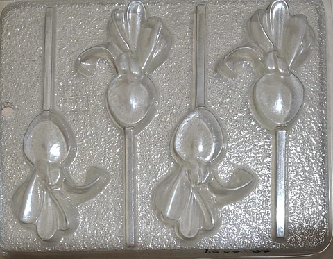  Molde para chocolate flor alcatraz 4 cav.