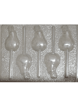  Molde para chocolate paletas pera 5 cav.