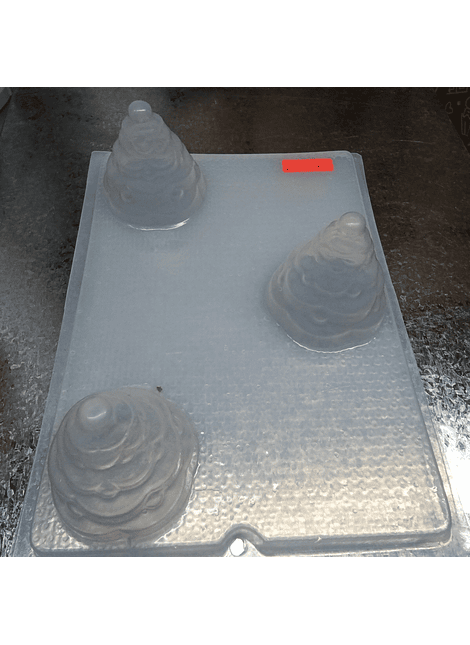  Molde P/gelatina 3 Pinos navidad Mediano