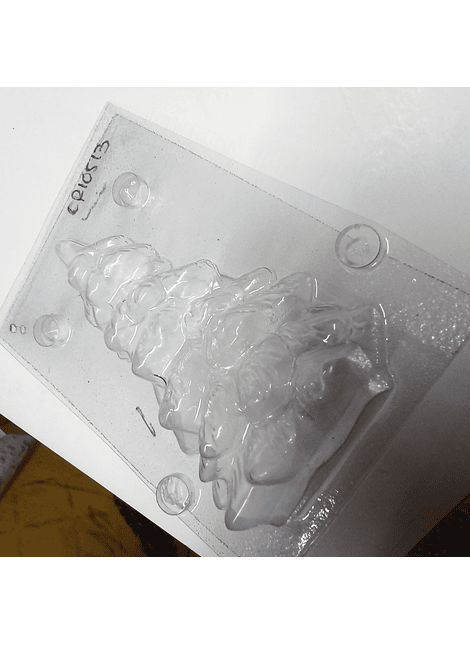  Molde p/Chocolate Pino navidad 2 partes