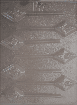  Molde P/Cholocalte Santa, Noche buena, Corona y pino