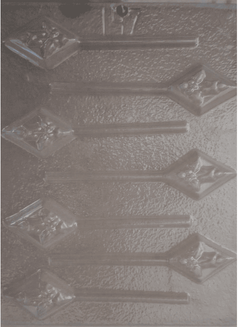  Molde P/Cholocalte Santa, Noche buena, Corona y pino