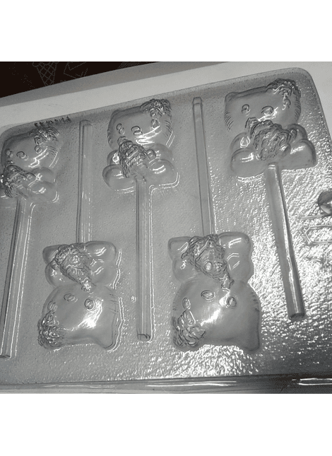  Molde P/Cholocalte Hello Kitty c/ Pino de Navidad