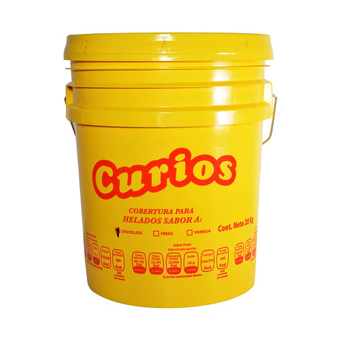  Cobertura chocolate Curios Helado 20 Kilogramo