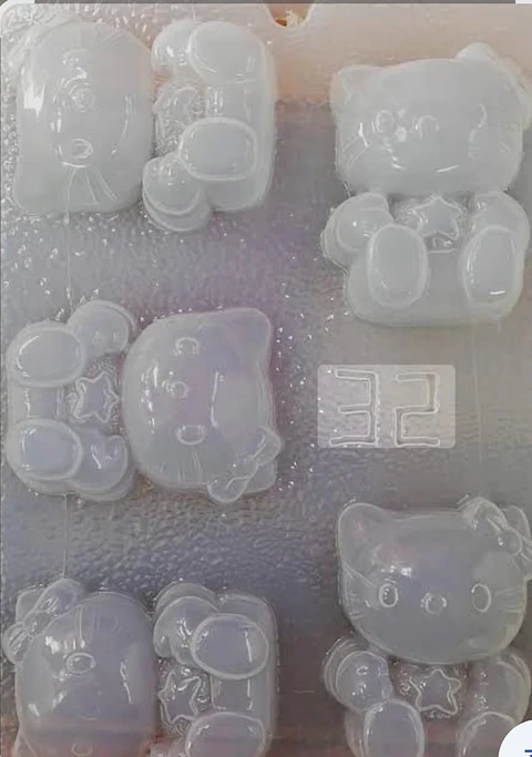  Molde para gelatina chico kitty #57