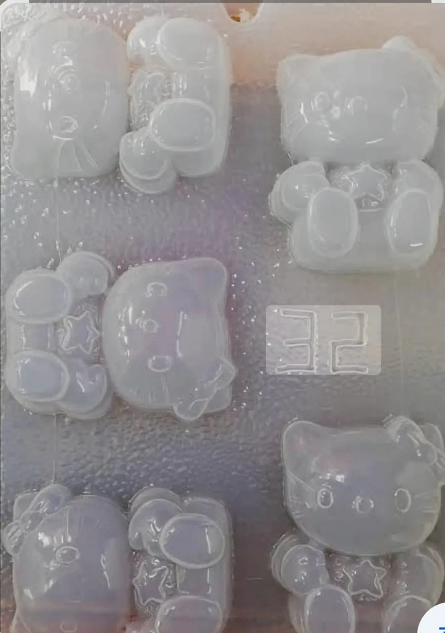  Molde para gelatina chico kitty #57 1