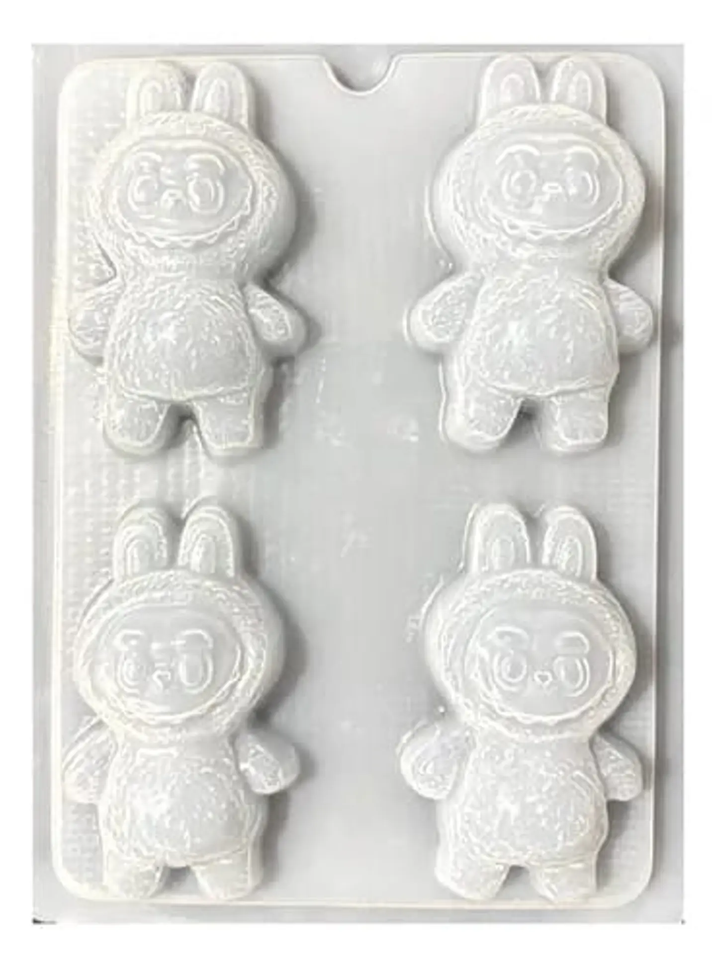  Molde para gelatina chico labubu 4 cav. 1