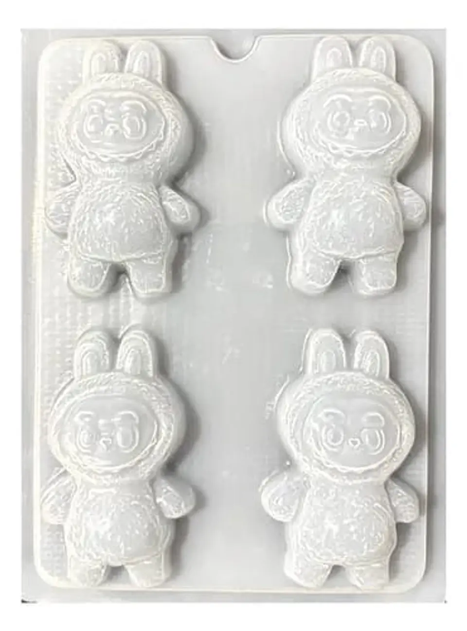  Molde para gelatina chico labubu 4 cav. 1