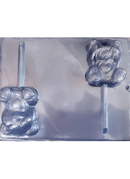  Molde para chocolate osos ojos cerrados 2cav. para cereal AM-510