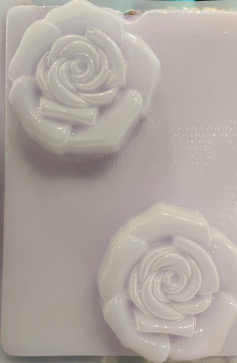  Molde para gelatina chico rosas 2 cav.