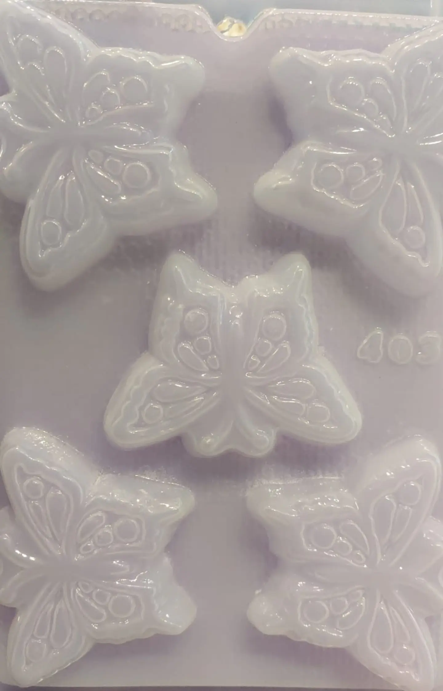  Molde para gelatina chico mariposas 5cav. 1