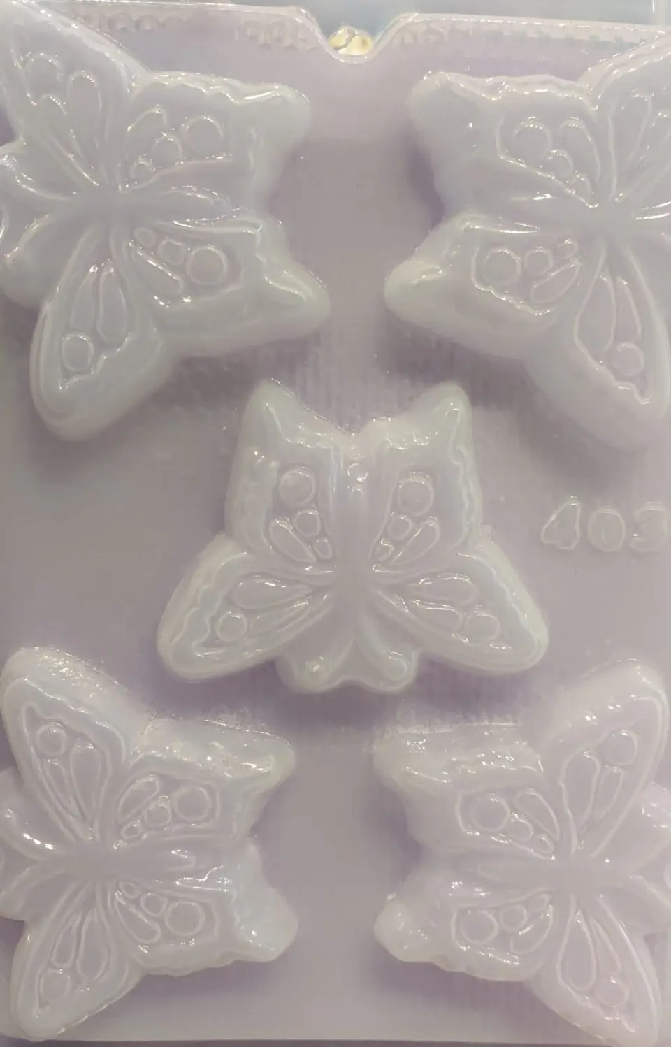  Molde para gelatina chico mariposas 5cav. 1