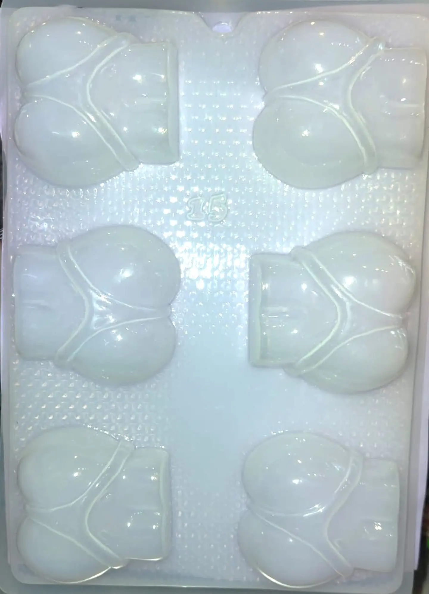 Molde para gelatina despedida parte trasera 6 cav. CH 1