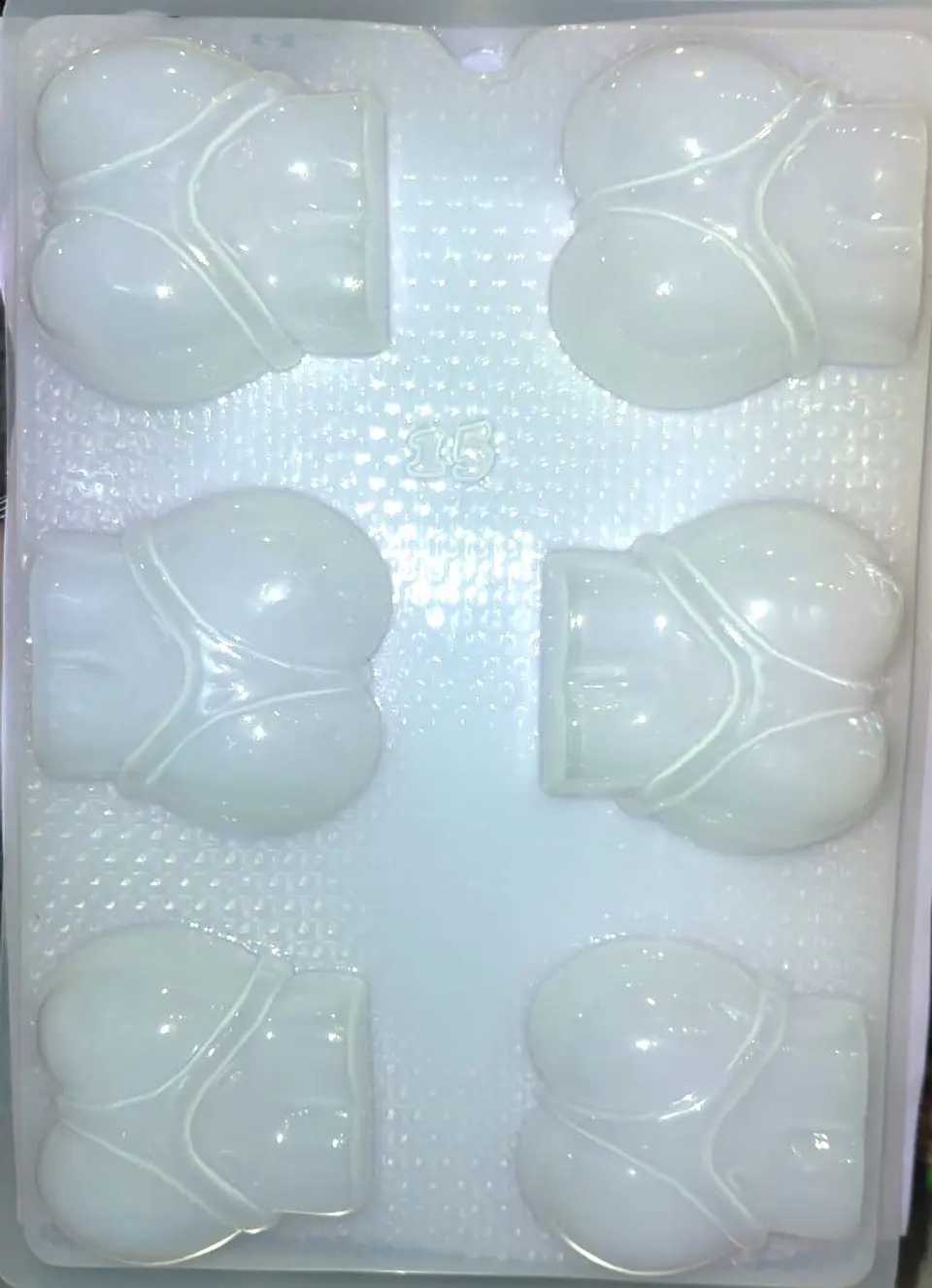  Molde para gelatina despedida parte trasera 6 cav. CH 1