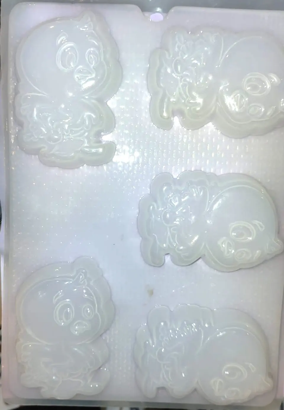  Molde para gelatina pollito #1398 1