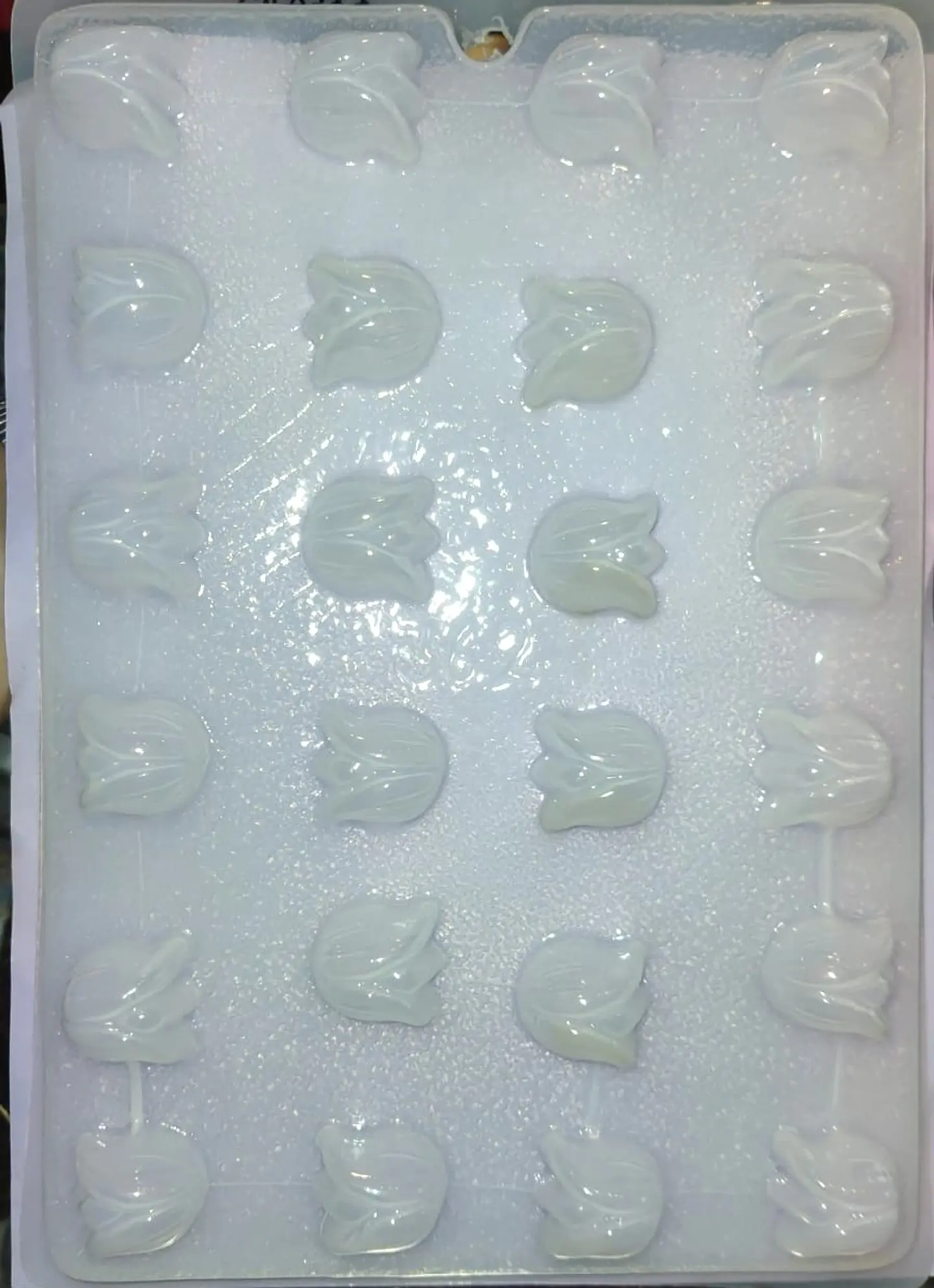  Molde para gelatina chico gomitas tulipan #362 1