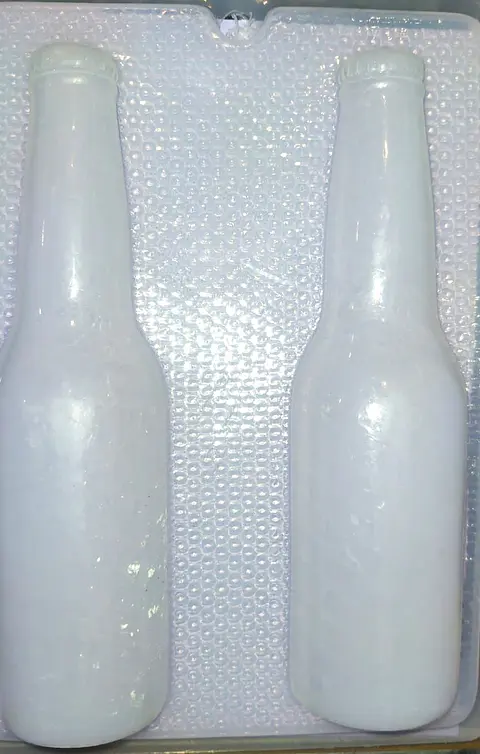  Molde para gelatina chico botellas de cerveza 2 cav. #863