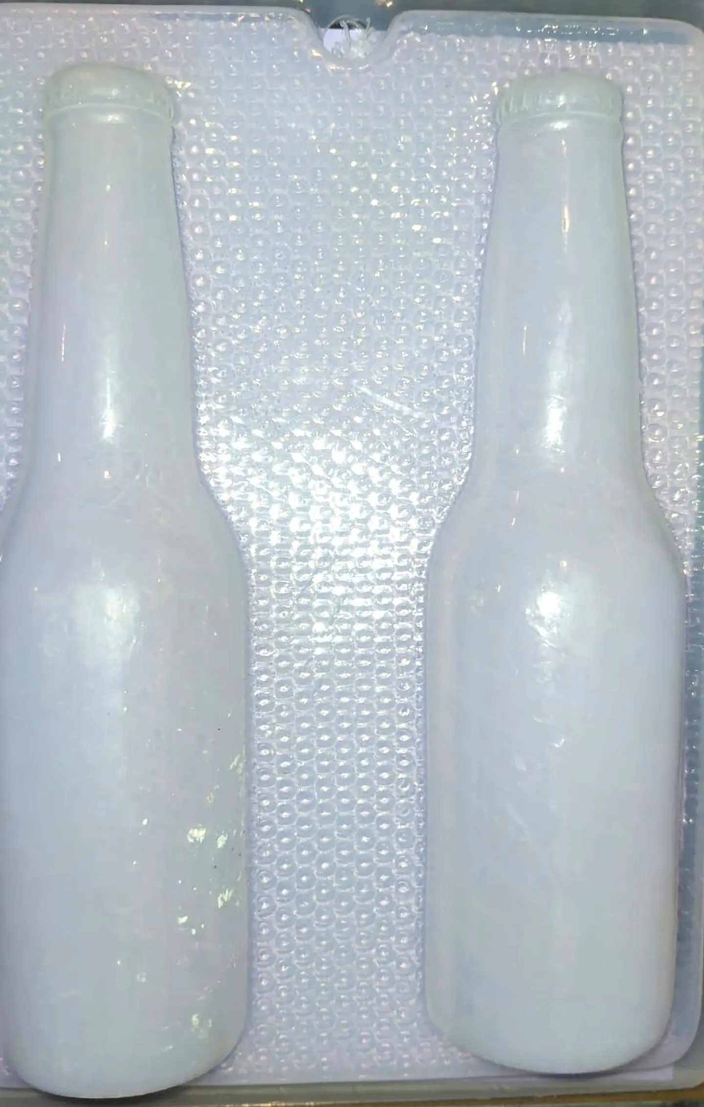  Molde para gelatina chico botellas de cerveza 2 cav. #863 1