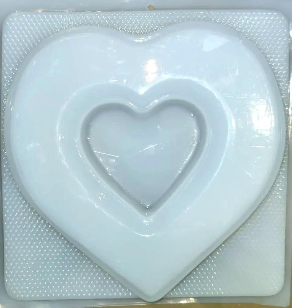  Molde para gelatina jumbo corazon hueco al centro J-107 1