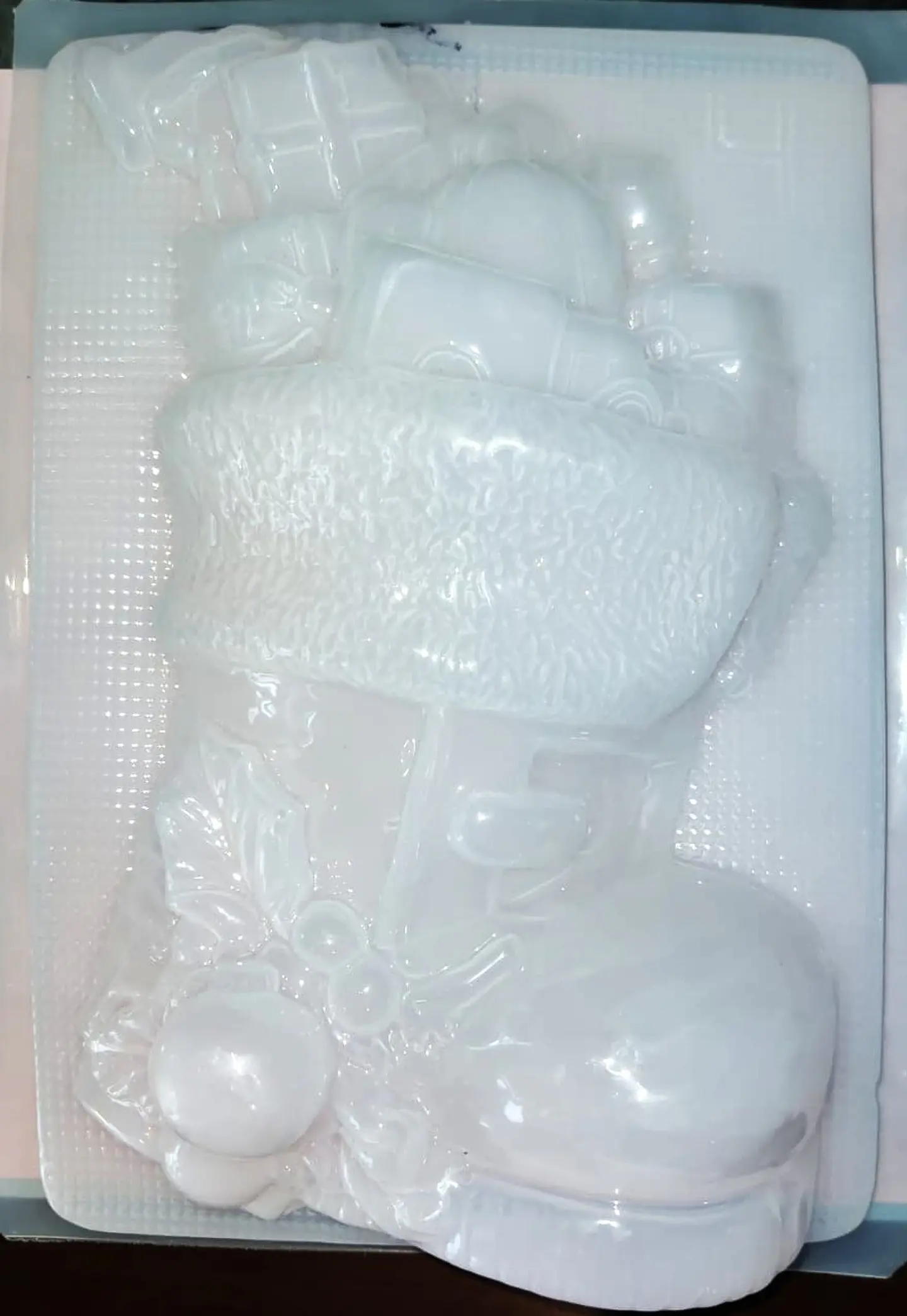  Molde para gelatina chico bota navidena 1