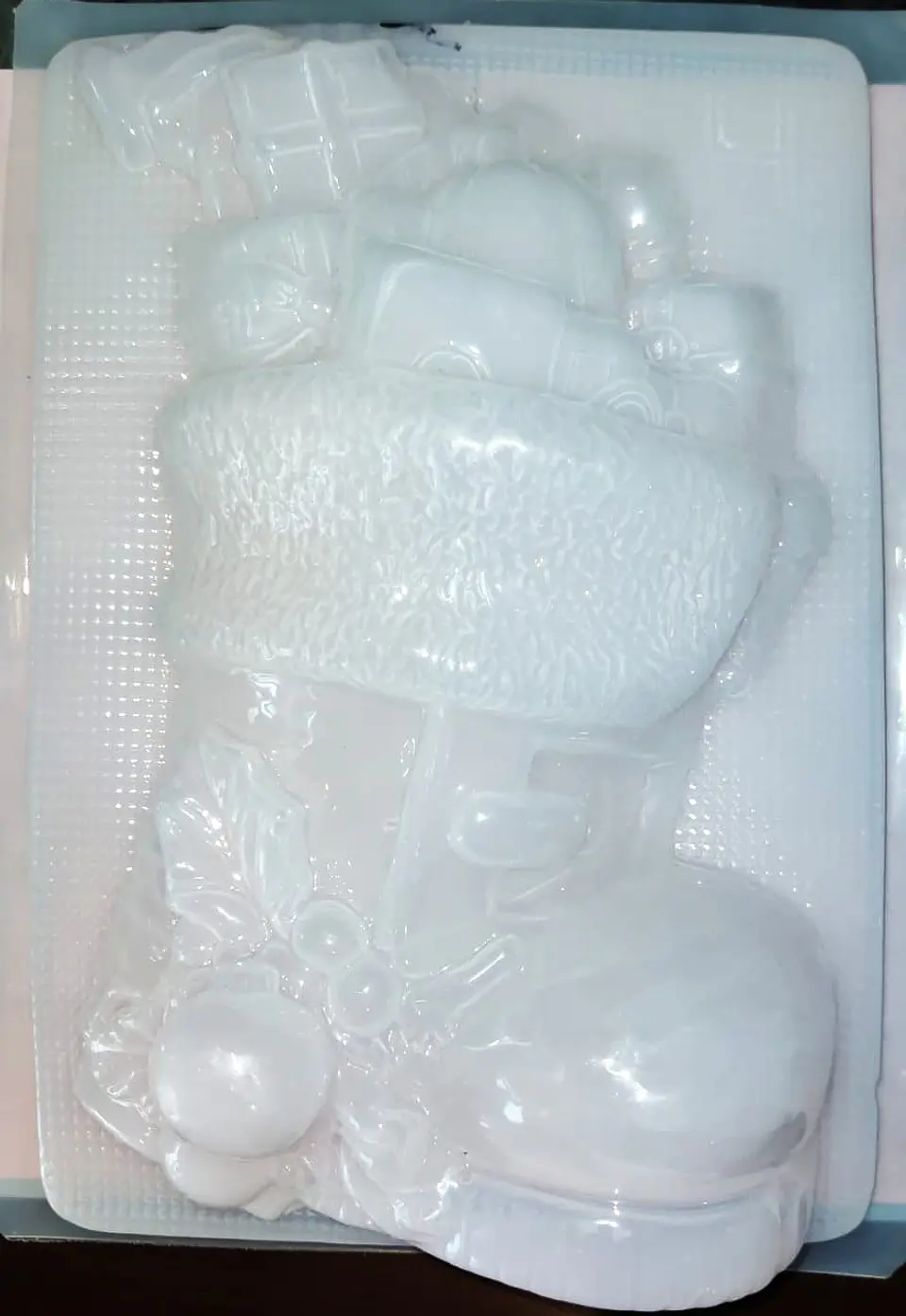  Molde para gelatina chico bota navidena 1