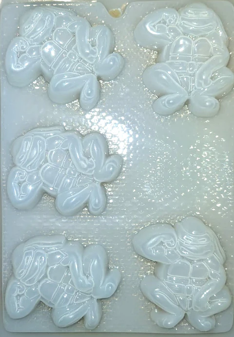  Molde para gelatina chico tortugas ninja 5 cav