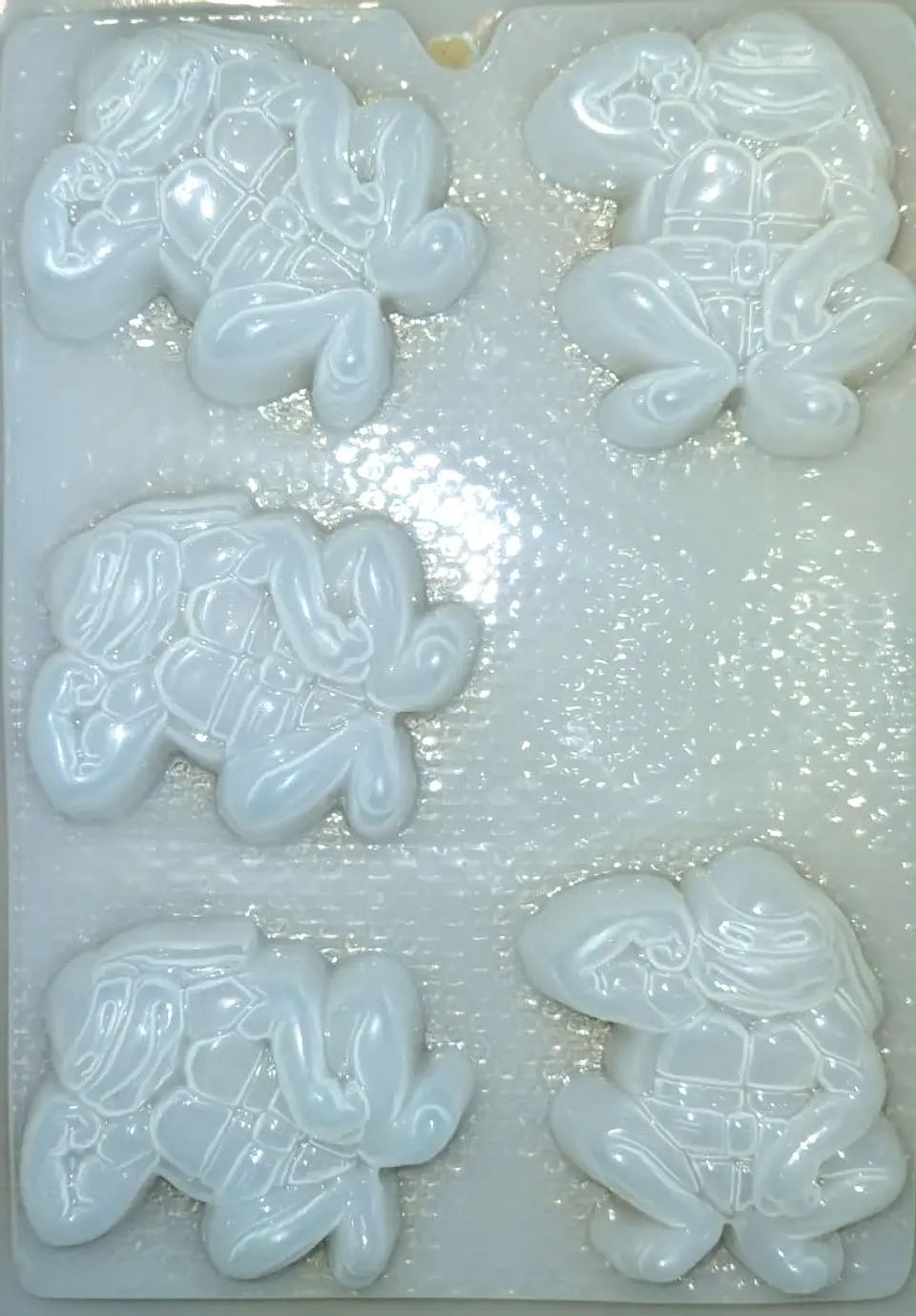  Molde para gelatina chico tortugas ninja 5 cav 1